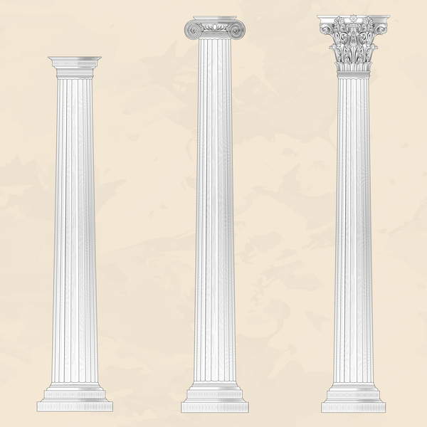 style européen colonnes architecture 
