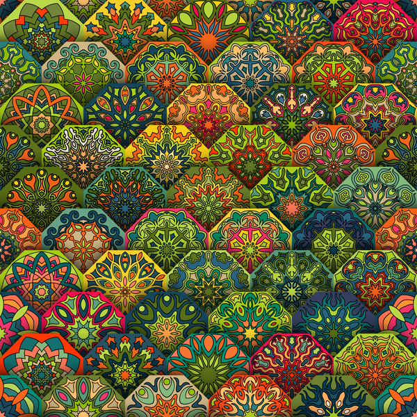 vintage pattern fabric ethnic 