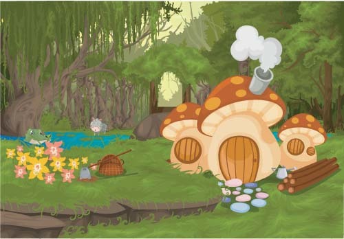 world tale mushroom house fairy 