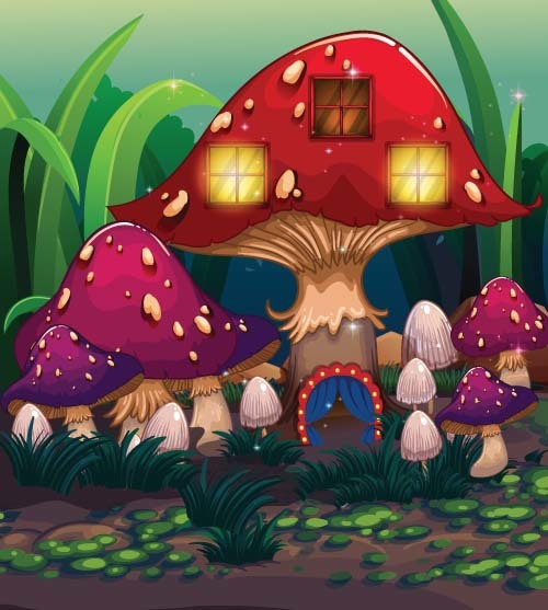 world tale mushroom house fairy 