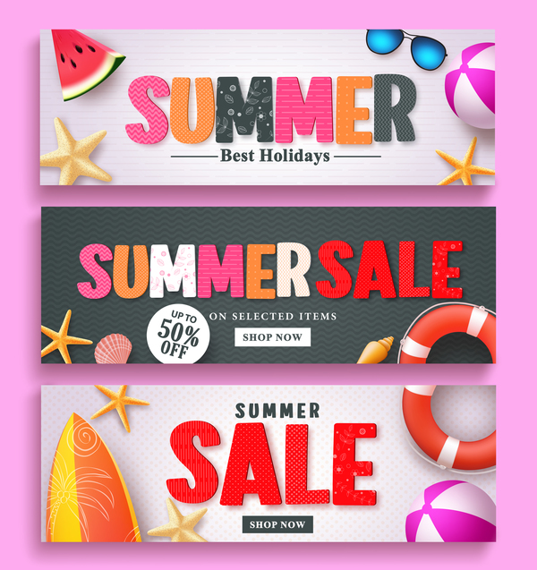 Verkauf Sommer mode banner 