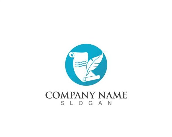 pen logos feather company 