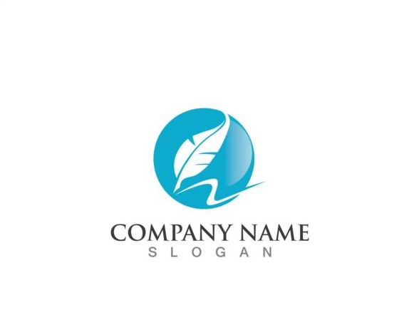 pen logos feather company 