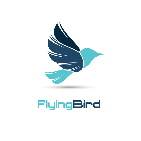 logo flying bird 