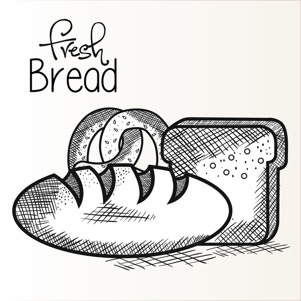 新鮮な 手 パン  