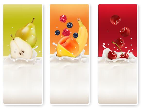 latte frutta Fresco banner 