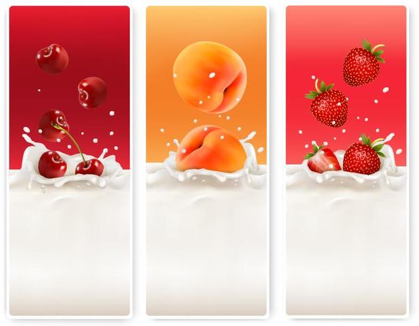 latte frutta Fresco banner 