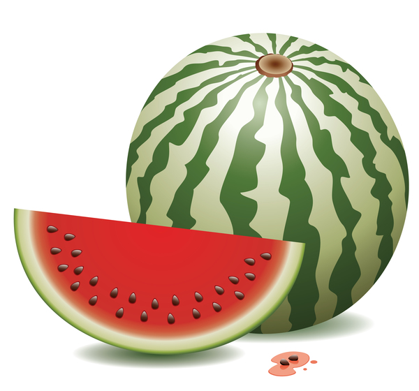 vattenmelon Ripe Färskt saftigt 