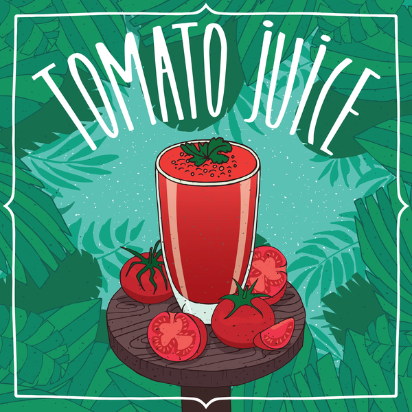 tomat juice Färska affisch 