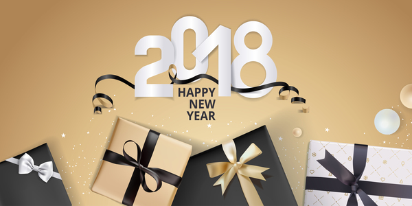 Scatole Nuovo golden articoli da regalo anno 2018 