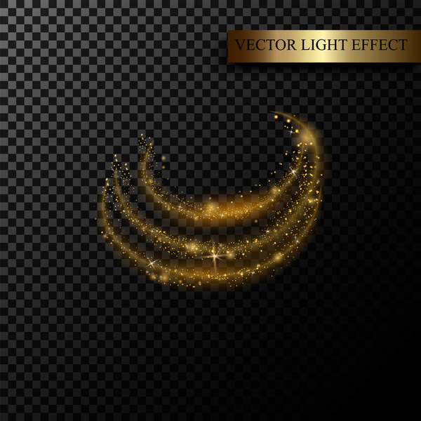ljus Gyllene Effekt 