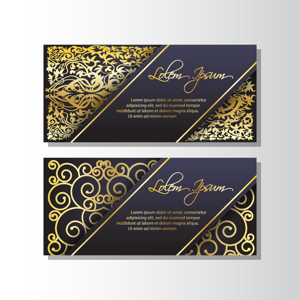 vip Luxus Karte golden 
