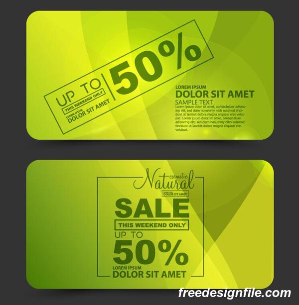 sale Greeb discounts card 