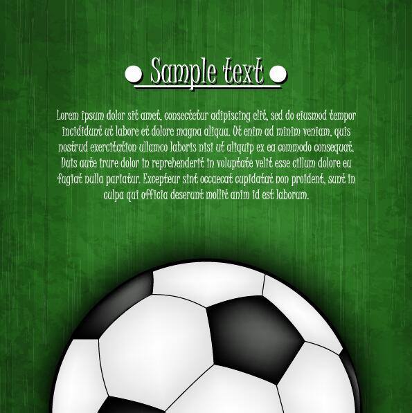 soccer poster green 