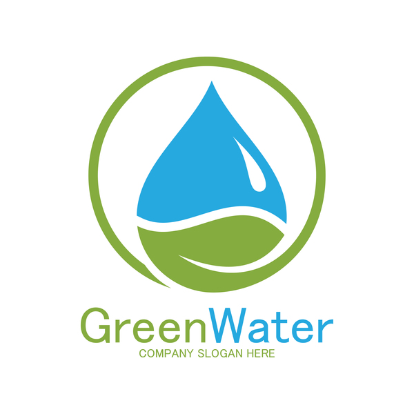 vatten logotyp grön 