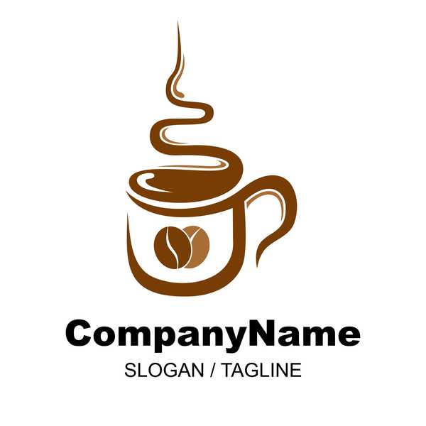 logotyper kaffe hand 