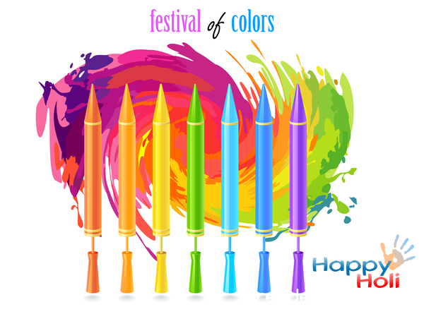 happy holi festival Farbe 