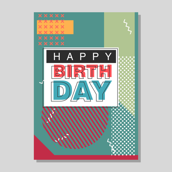 happy Geburtstag flyer cover Broschüre 
