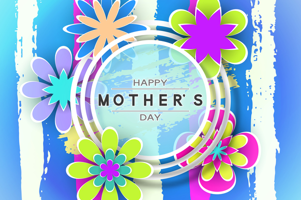 Muttertag Vektor Muttertag 2018 Muttertag glückliche Muttertag Blumenkarten Vektoren 
