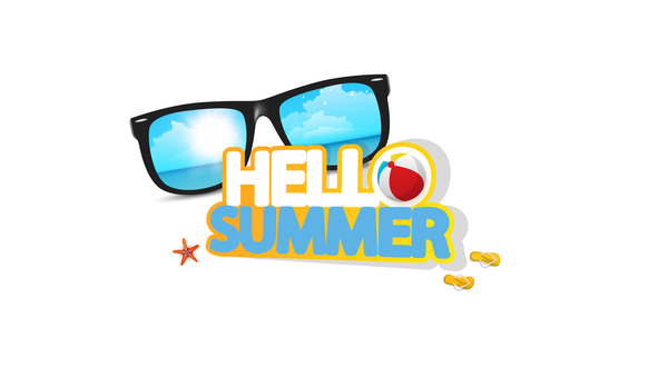 sunglasses summer logo hello  
