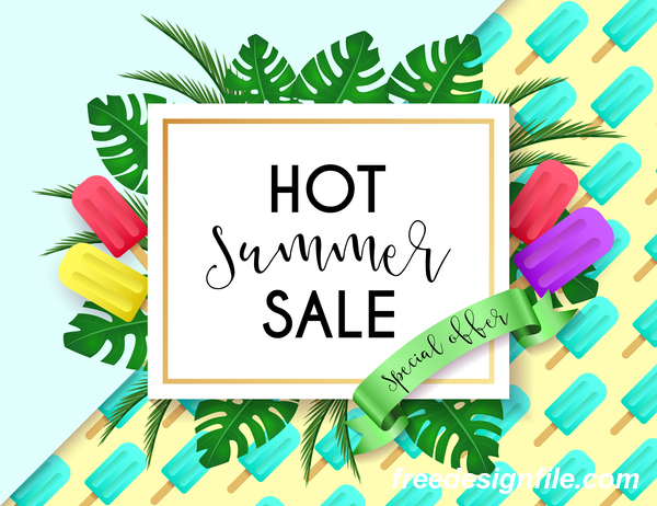 summer sale poster hot 