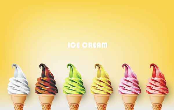 yellow ice cream 