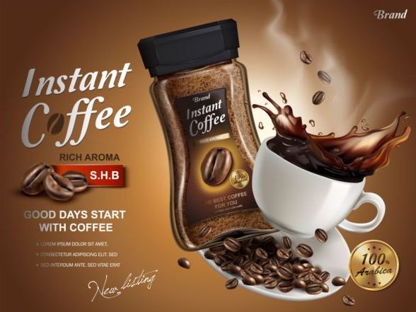 poster instant coffee 