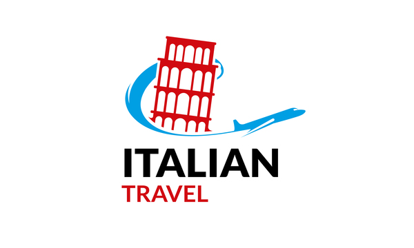 、イタリア語、ロゴ、旅行 