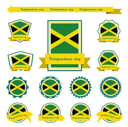 Giamaica etichette 