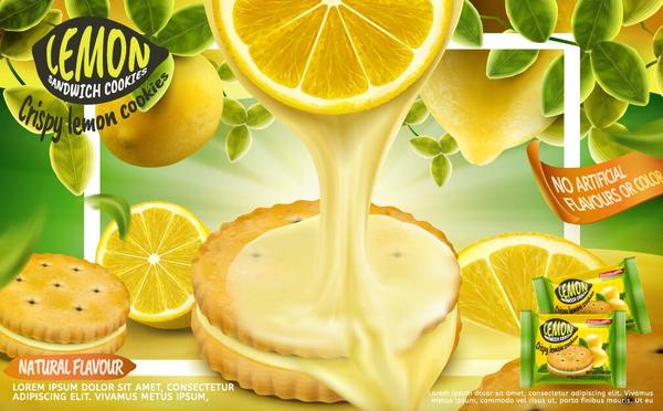 poster citron biscuits 