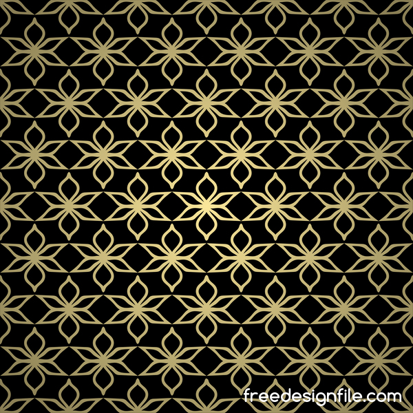 seamless pattern luxury golden decorative 