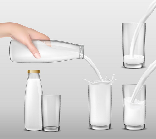 mjölk Glas Cup 