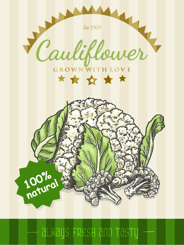 poster natural cauliflower 