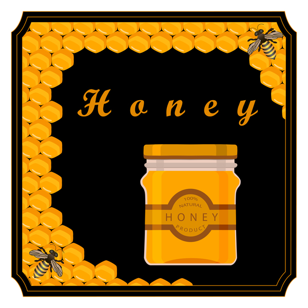 、蜂蜜、天然 