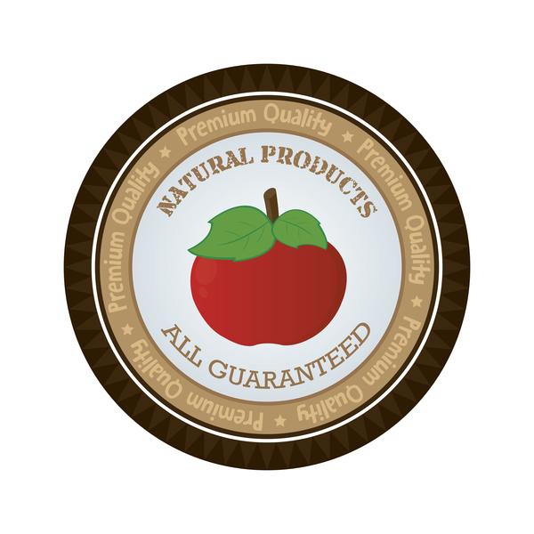 produkter naturliga badge apple 