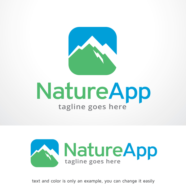Natur logo app 
