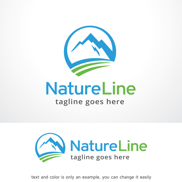 Natur logotyp linje 