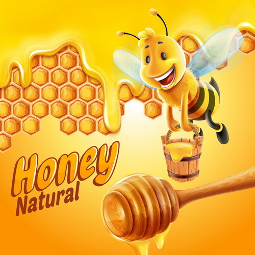 、蜂蜜、自然 