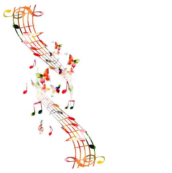 Schmetterlinge Noten Musik 