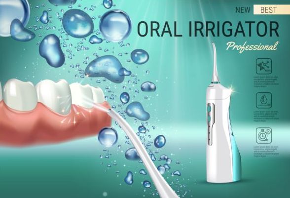 Oral irrigaror advertising 