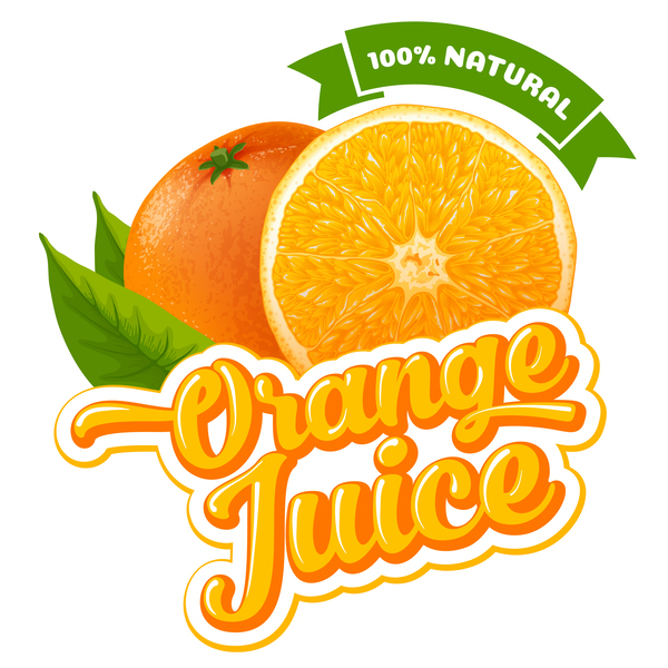 orange juice affisch 