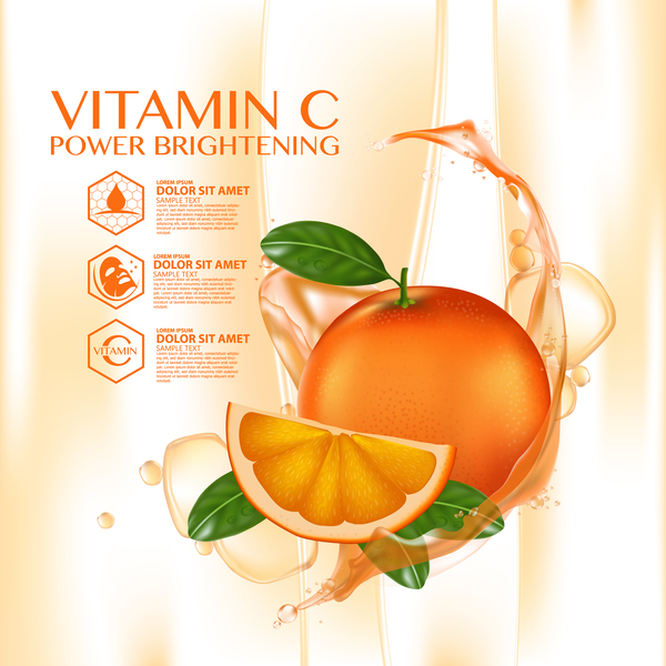 vitamina schiarente potere crema arancia 