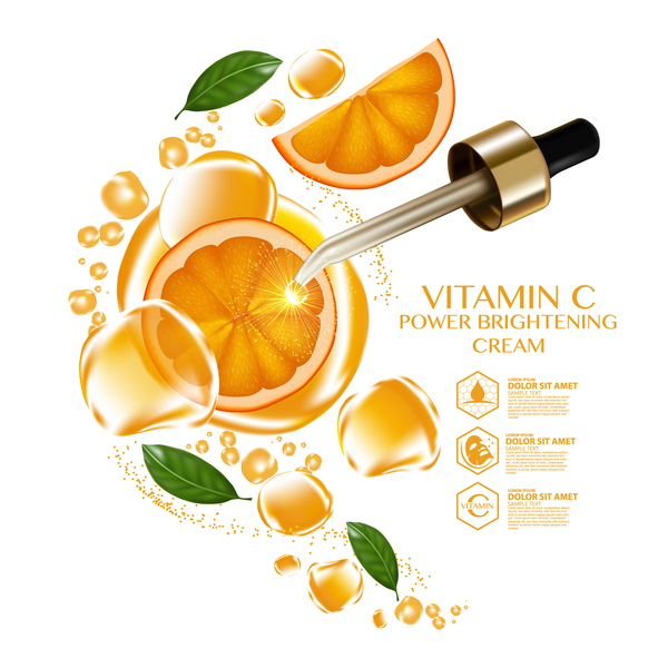 vitamina schiarente potere crema arancia 
