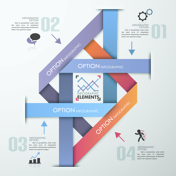 origami opzioni infografica 
