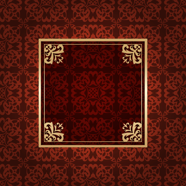 vintage pattern ornate frame deco 