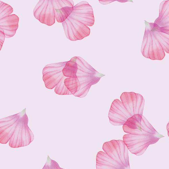 pink nahtlose Muster Blütenblatt 