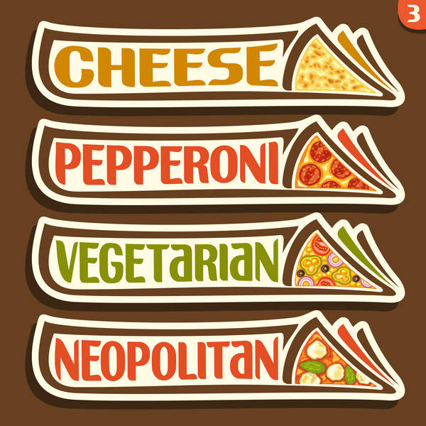 pizza klistermärke banner 