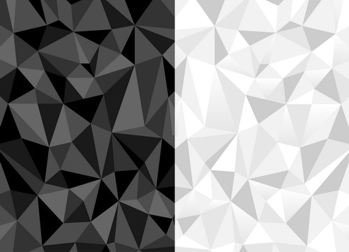 polygone noir blanc 