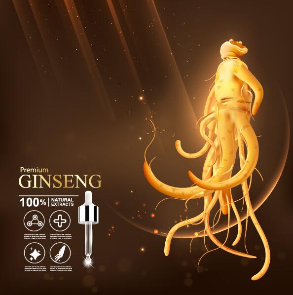 premium poster ginseng cosmetici 
