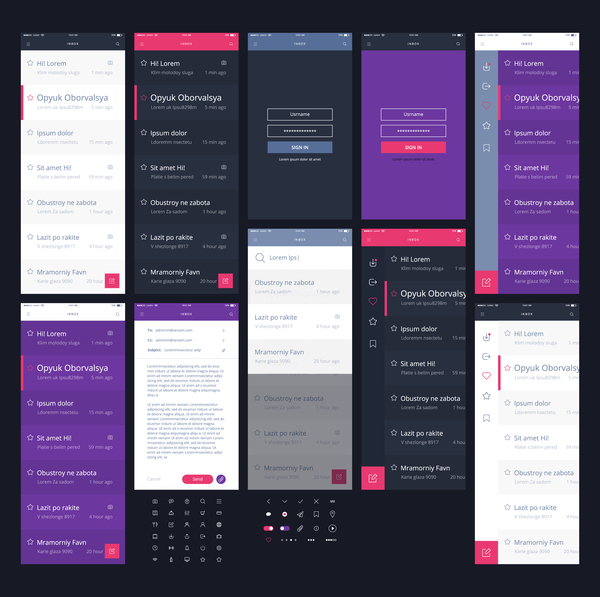 紫 ピンク アプリ 